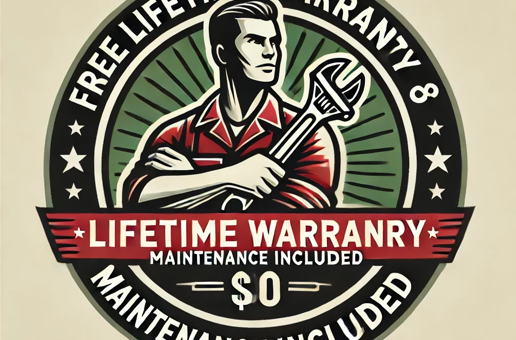 Lifetime Warranty & Lifetime Maintenance